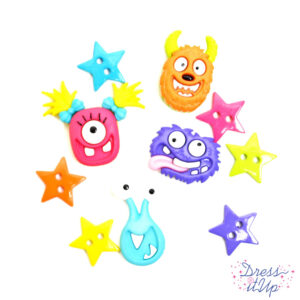 Dress it up Buttons 10114 Monster Mash