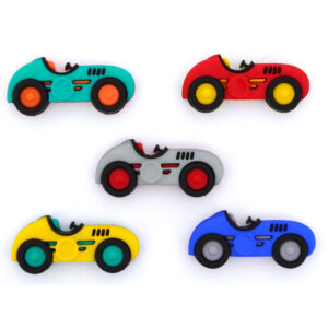 Dress it up Buttons 10409 Speed Racers