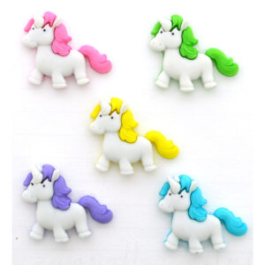 Dress it up Buttons 10410 Fantasy Unicorns