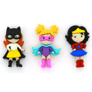Dress it up Buttons 10411 Girl Power