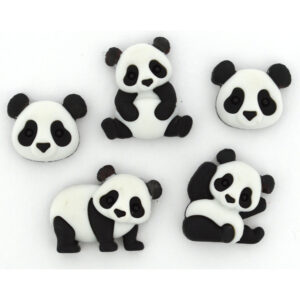 Dress it up Buttons 10421 Panda Pile