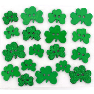 Dress it up Buttons 3502 Shamrocks