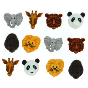 Dress it up Buttons 3601 Animal World