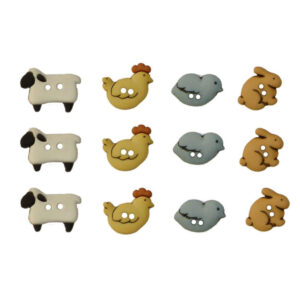 Dress it up Buttons 4678 Country Critters