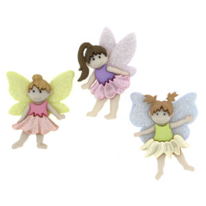 Dress it up Buttons 7022 Flower Fairies