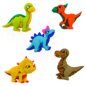 Dress it up Buttons 7675 Dino-Mite