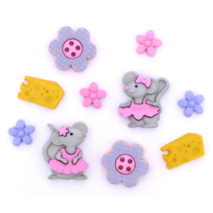 Dress it up Buttons 7676 The Mice Girls