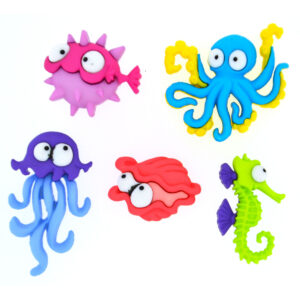 Dress it up Buttons 8298 Creatures of the Sea