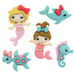 Dress it up Buttons 9320 Mermaid Kisses
