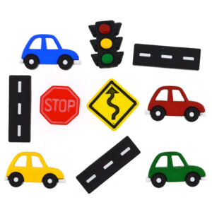 Dress it up Buttons 9355 On The Road Again