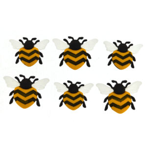 Dress it up Buttons 9382 Bee Happy