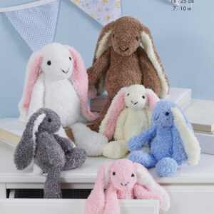 King Cole Pattern 9143 Rabbits in Truffle RRP 3.46