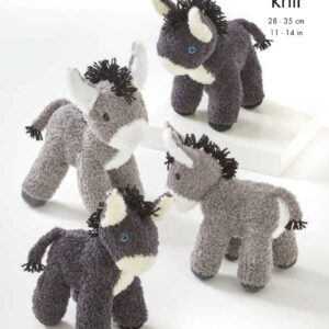 King Cole Pattern 5159 Donkeys DK